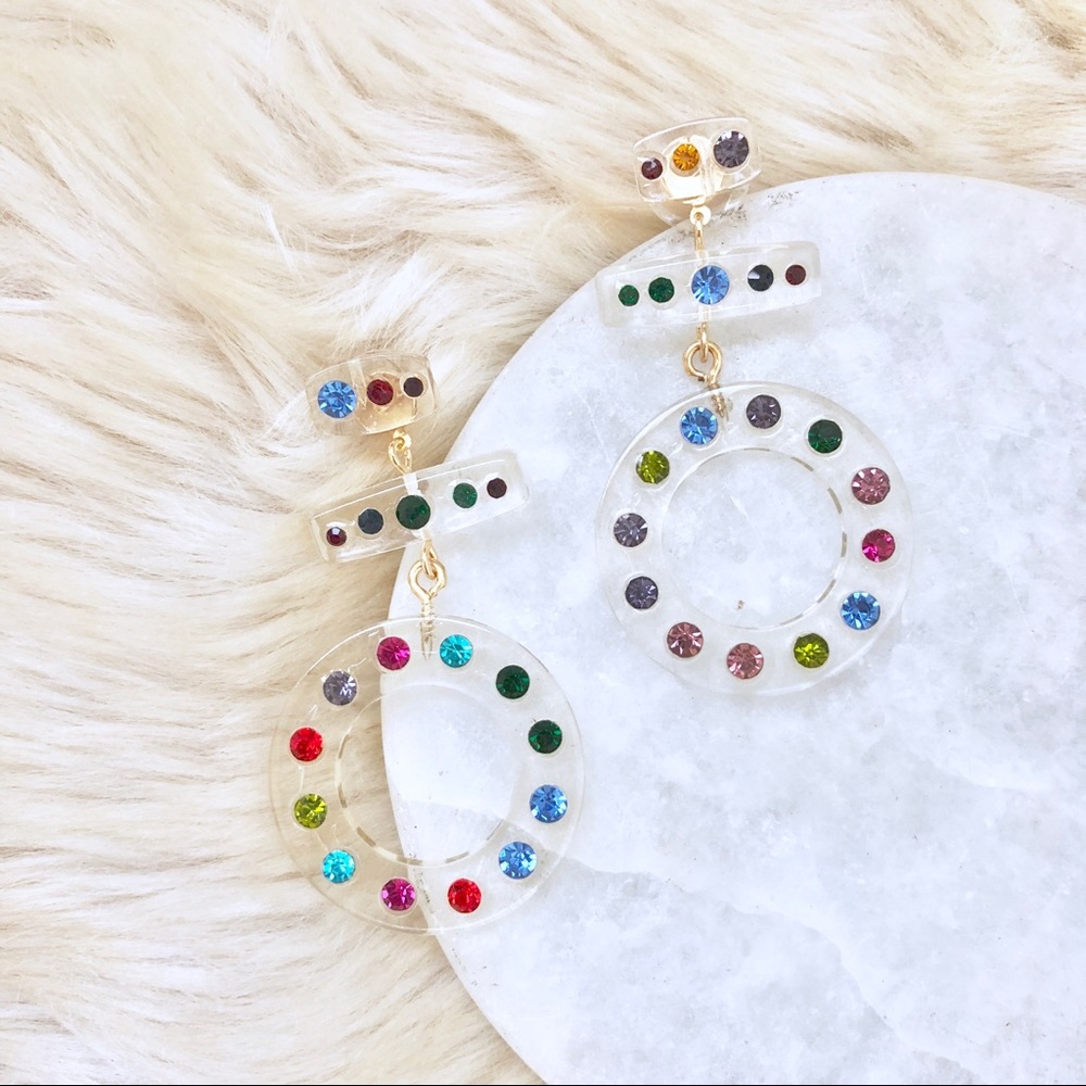 Clear Acrylic Earrings